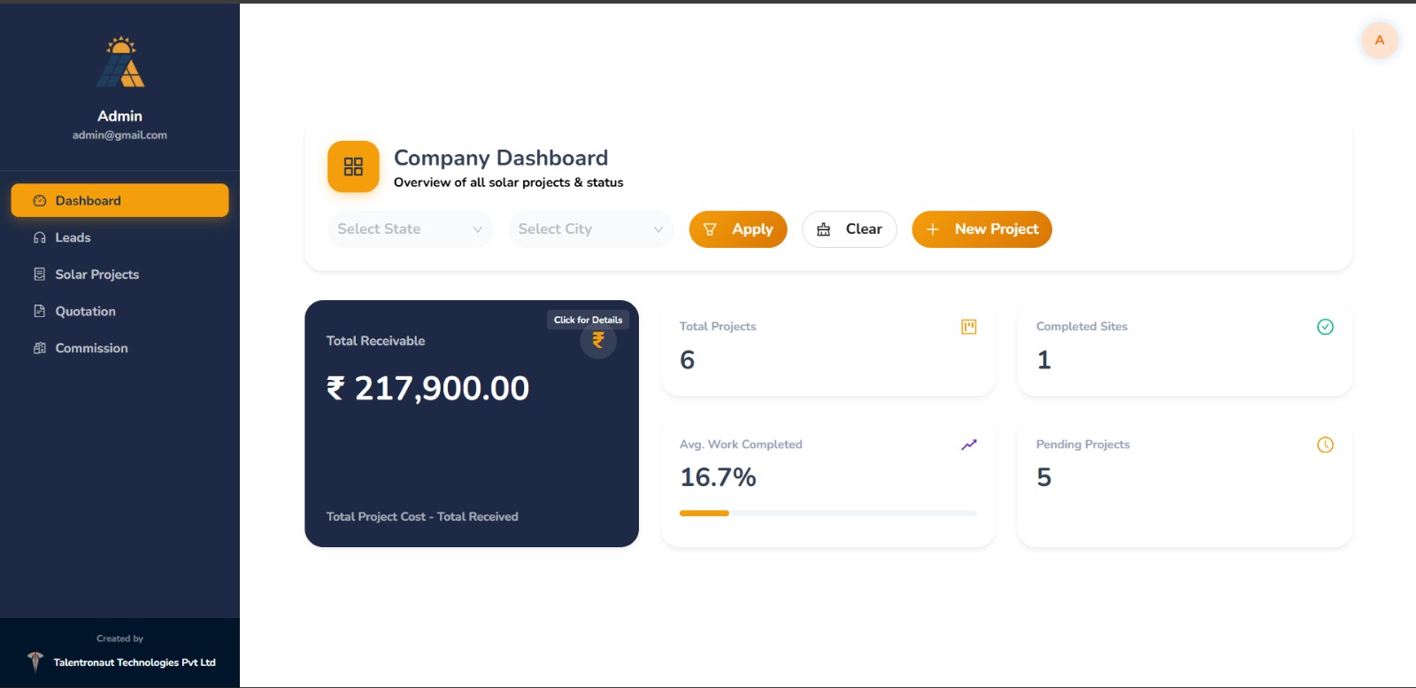 Parikh Renewables CRM